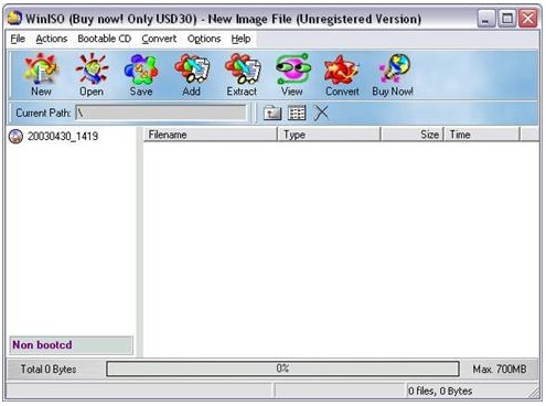 Criar imagens de disco ISO