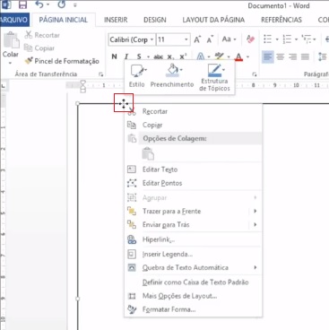 Como fazer uma Capa de CD e DVD no Word - Passo 7